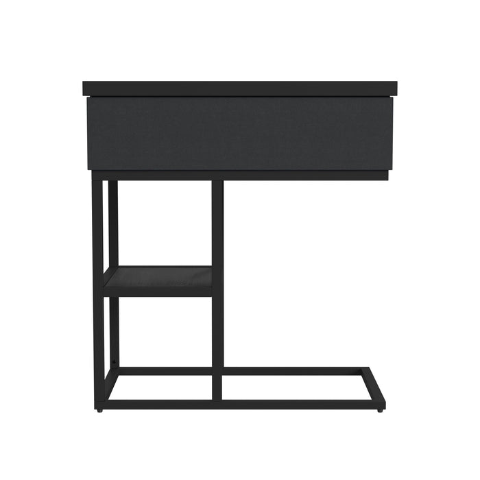 Halo - Smart C-Table - Black – End Tables by Elements International at Furniture Wholesale Plus , Nashville furniture store