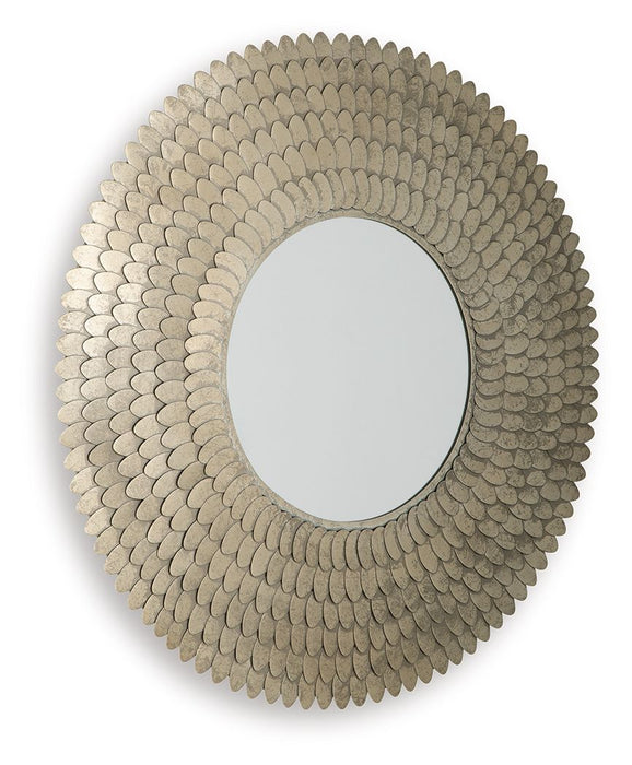 Wrightmund - Accent Mirror - Champagne Finish – Accent Mirrors by Signature Design by Ashley® at Furniture Wholesale Plus , Nashville furniture store