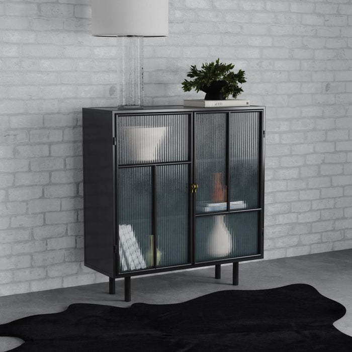 Dalia - 2 Door Accent Storage Cabinet With Shelving - Black – Accent Cabinets by Coaster Fine Furniture at Furniture Wholesale Plus , Nashville furniture store