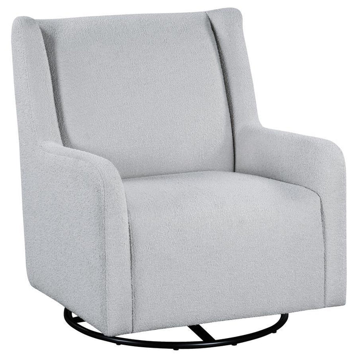 Serra - Boucle Upholstered Swivel Glider Recliner - Premium Swivel Glider Chairs from Coaster Fine Furniture - Just $549! Shop now at Furniture Wholesale Plus  We are the best furniture store in Nashville, Hendersonville, Goodlettsville, Madison, Antioch, Mount Juliet, Lebanon, Gallatin, Springfield, Murfreesboro, Franklin, Brentwood