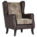 Elmbrook - Upholstered Wingback Accent Club Chair - Brown – Wingback Chairs by Coaster Fine Furniture at Furniture Wholesale Plus , Nashville furniture store