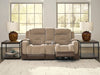 Mixed Motion - Power Reclining Loveseat With Console / Adjustable Headrest – Reclining Loveseats by Signature Design by Ashley® at Furniture Wholesale Plus , Nashville furniture store