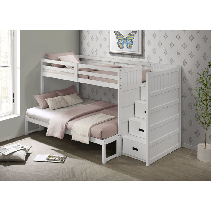 Sami - Step Bunk With Right Headboard – Bunk Beds by Elements International at Furniture Wholesale Plus , Nashville furniture store