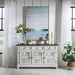 River Place - Accent Server - Riverstone White & Tobacco – Servers by Liberty Furniture at Furniture Wholesale Plus , Nashville furniture store