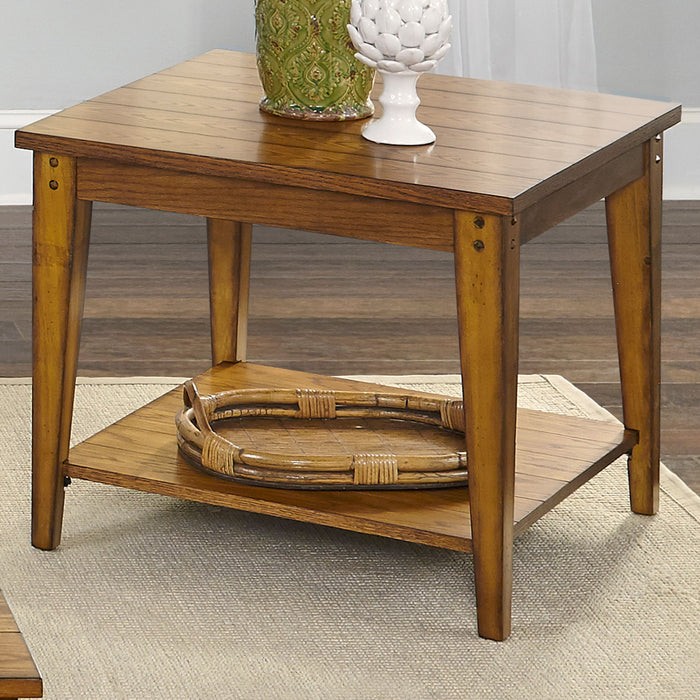 Lake House - Square Lamp Table – Accent Tables by Liberty Furniture at Furniture Wholesale Plus , Nashville furniture store