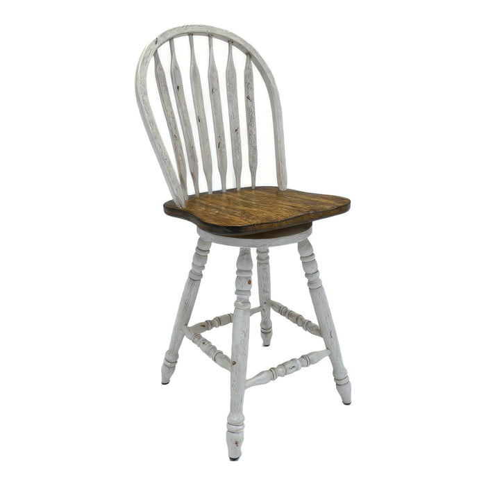Carolina Crossing - Windsor Swivel Counter Chair – Swivel Chairs by Liberty Furniture at Furniture Wholesale Plus , Nashville furniture store