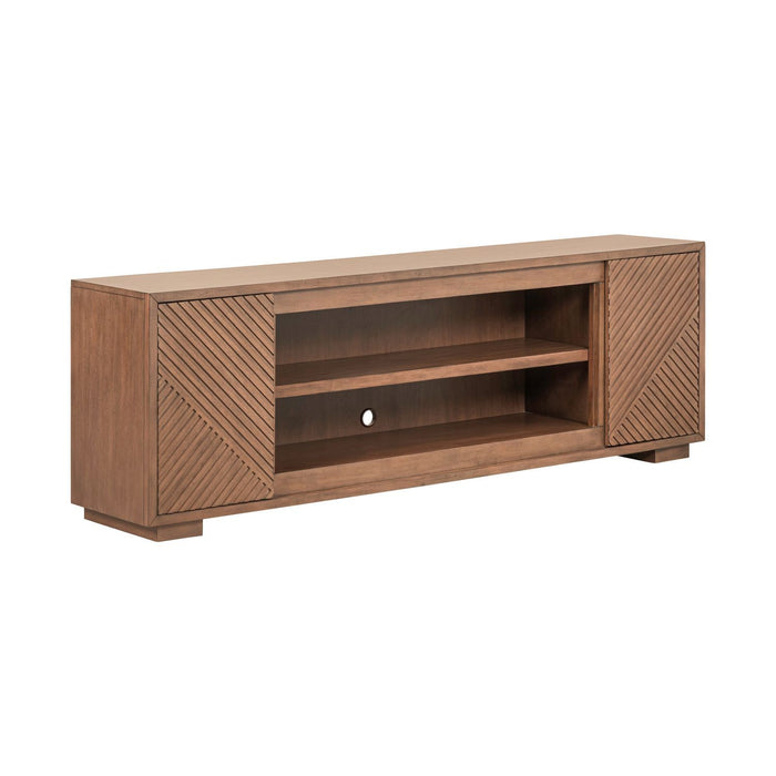 Fireplace TV Consoles - 84'' Fireplace TV Console Multiplees - Light Brown – Fireplace TV Stands by Liberty Furniture at Furniture Wholesale Plus , Nashville furniture store