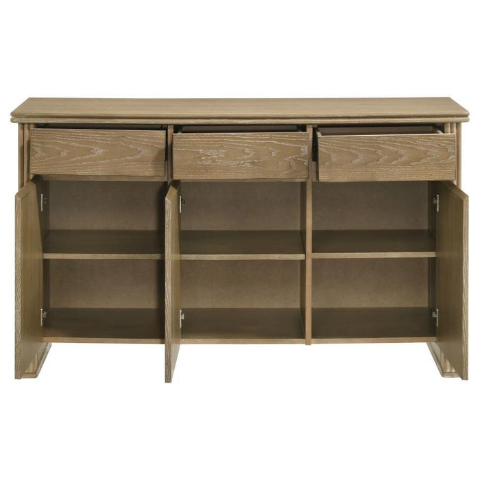 Adina - 2-Door Sideboard Server - Distressed Light Brown - Premium Servers from Coaster Fine Furniture - Just $1059! Shop now at Furniture Wholesale Plus  We are the best furniture store in Nashville, Hendersonville, Goodlettsville, Madison, Antioch, Mount Juliet, Lebanon, Gallatin, Springfield, Murfreesboro, Franklin, Brentwood