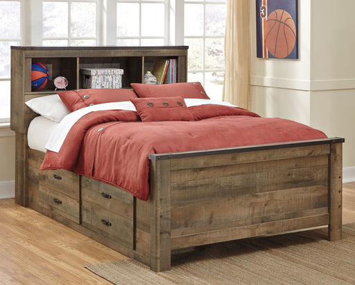 Trinell - Bookcase Storage Bed – Storage Beds by Signature Design by Ashley® at Furniture Wholesale Plus , Nashville furniture store