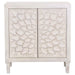 Clarkia - Accent Cabinet With Floral Carved Door - White – Accent Cabinets by CoasterElevations at Furniture Wholesale Plus , Nashville furniture store