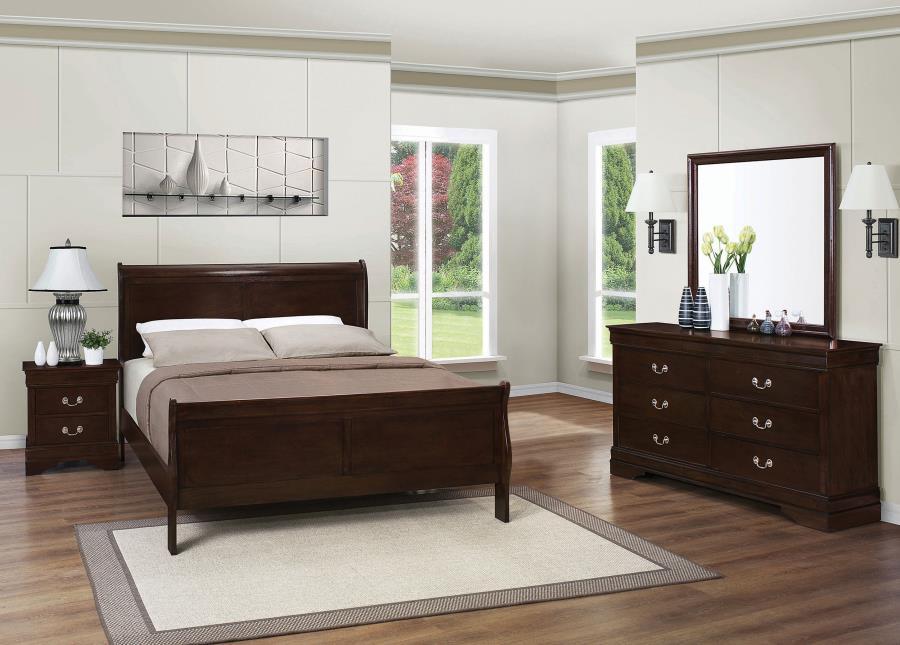 Louis Philippe - Traditional Bedroom Set – 4 Piece Bedroom Sets by CoasterEveryday at Furniture Wholesale Plus , Nashville furniture store