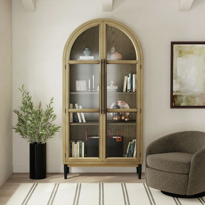 Orion - Bookcase - Oak – Standard Bookcases by Elements International at Furniture Wholesale Plus , Nashville furniture store
