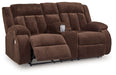 Free Wake - Double Relcining Power Loveseat With Console - Chocolate – Reclining Loveseats by Signature Design by Ashley® at Furniture Wholesale Plus , Nashville furniture store