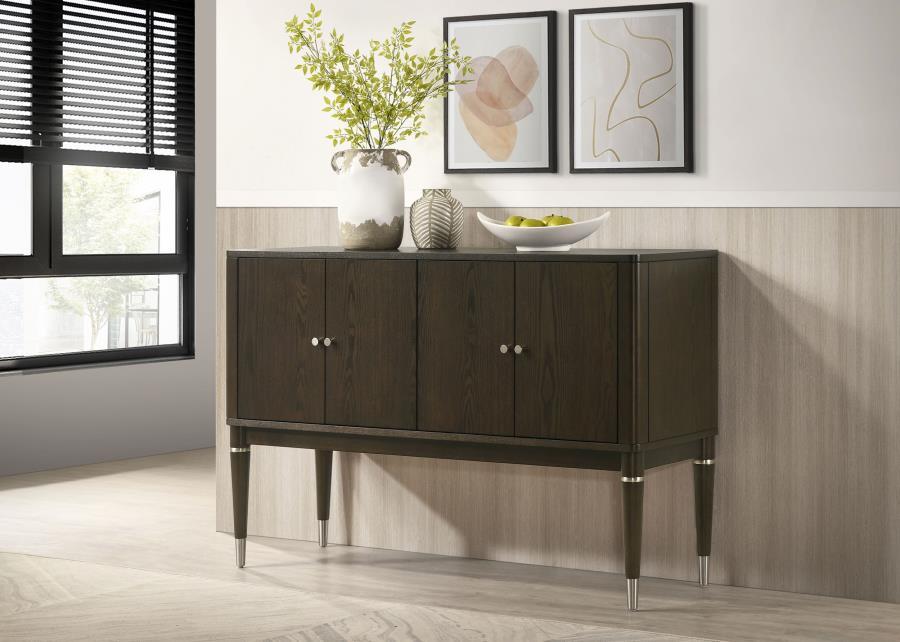 Reseda - 4-Door Dining Sideboard Server With Shelves - Ash Brown - Premium Servers from Coaster Fine Furniture - Just $749! Shop now at Furniture Wholesale Plus  We are the best furniture store in Nashville, Hendersonville, Goodlettsville, Madison, Antioch, Mount Juliet, Lebanon, Gallatin, Springfield, Murfreesboro, Franklin, Brentwood