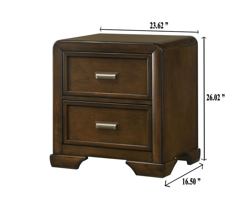 Coffield - Nightstand - Brown – Accent Nightstands by Crown Mark at Furniture Wholesale Plus , Nashville furniture store