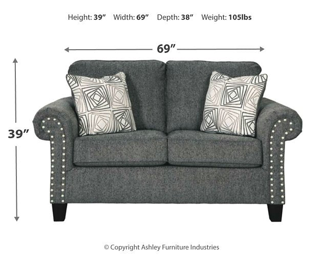 Agleno Loveseat - Premium Loveseat from Ashley Furniture - Just $515.79! Shop now at Furniture Wholesale Plus  We are the best furniture store in Nashville, Hendersonville, Goodlettsville, Madison, Antioch, Mount Juliet, Lebanon, Gallatin, Springfield, Murfreesboro, Franklin, Brentwood