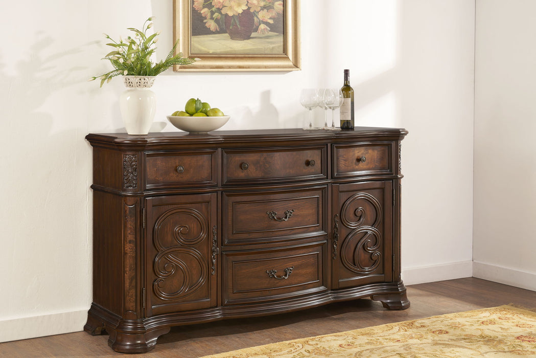 Royale - Buffet - Dark Brown – Buffets by Steve Silver Furniture at Furniture Wholesale Plus , Nashville furniture store
