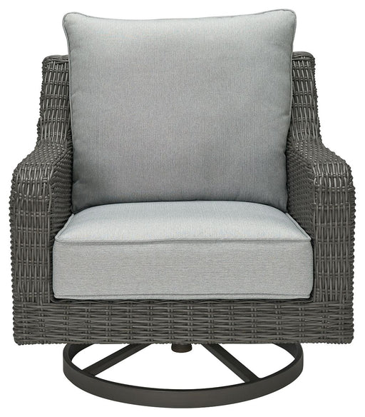 Elite Park - Gray - Swivel Lounge w/ Cushion - Premium Swivel Chairs from Signature Design by Ashley® - Just $658! Shop now at Furniture Wholesale Plus  We are the best furniture store in Nashville, Hendersonville, Goodlettsville, Madison, Antioch, Mount Juliet, Lebanon, Gallatin, Springfield, Murfreesboro, Franklin, Brentwood