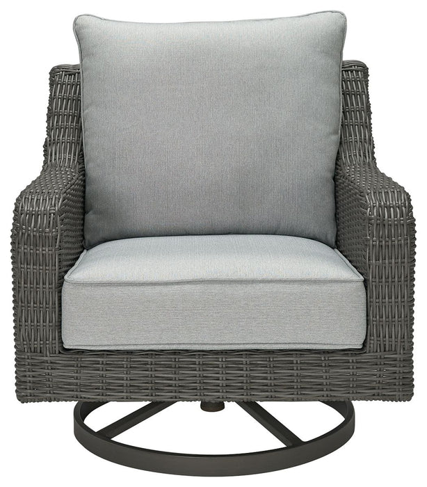 Elite Park - Swivel Lounge w/ Cushion - Gray – Swivel Chairs by Signature Design by Ashley® at Furniture Wholesale Plus , Nashville furniture store