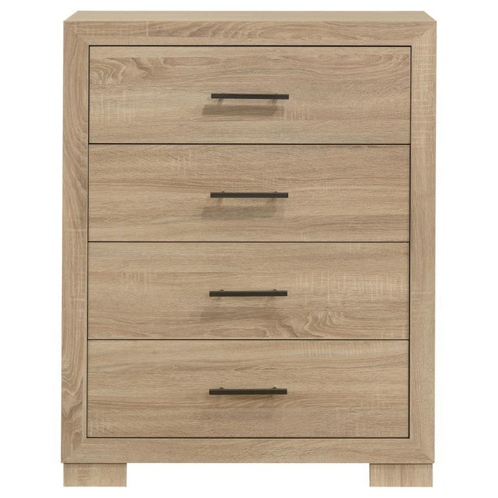 Arielle - 4-Drawer Bedroom Chest Of Drawers - Light Oak – Accent Chests by Coaster Fine Furniture at Furniture Wholesale Plus , Nashville furniture store