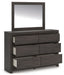 Fraluna - Dresser And Mirror - Charcoal – Dresser & Mirror by Signature Design by Ashley® at Furniture Wholesale Plus , Nashville furniture store