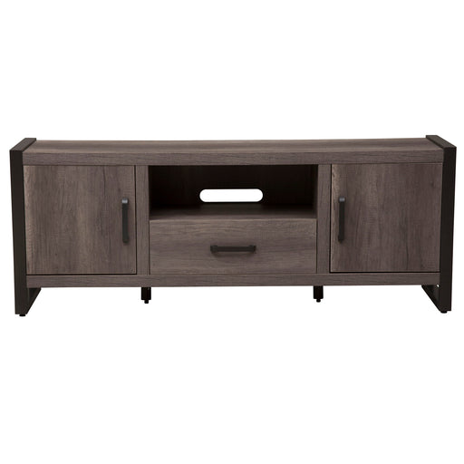 Tanners Creek - Entertainment TV Stand - Dark Gray – TV Stands by Liberty Furniture at Furniture Wholesale Plus , Nashville furniture store