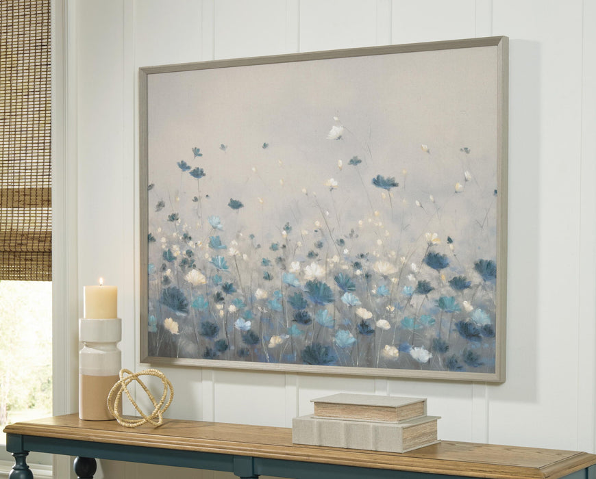 Claydale - Wall Art - Gray / Blue / White – Canvas Art by Signature Design by Ashley® at Furniture Wholesale Plus , Nashville furniture store