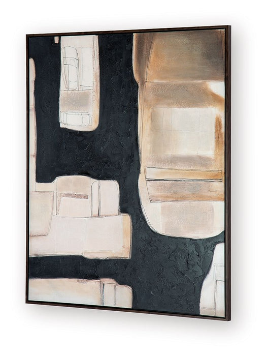 Feyville - Wall Art - Black / Brown / Cream – Canvas Art by Signature Design by Ashley® at Furniture Wholesale Plus , Nashville furniture store