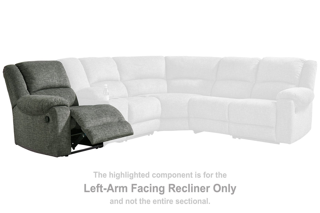 Goalie 3-Piece Reclining Loveseat with Console - Premium Sectional from Ashley Furniture - Just $1067.72! Shop now at Furniture Wholesale Plus  We are the best furniture store in Nashville, Hendersonville, Goodlettsville, Madison, Antioch, Mount Juliet, Lebanon, Gallatin, Springfield, Murfreesboro, Franklin, Brentwood
