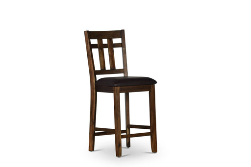 Saranac - Counter Chair (Set of 2) - Dark Brown – Chair Sets by Steve Silver Furniture at Furniture Wholesale Plus , Nashville furniture store