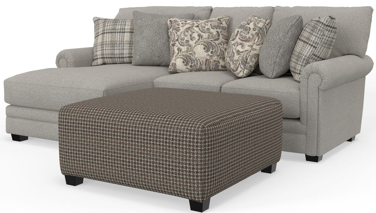 Livingston - Sectional With Comfort Coil Seating, 40" Cocktail Ottoman And Accent Pillows Included – 2 Piece Living Room Sets by Jackson at Furniture Wholesale Plus , Nashville furniture store