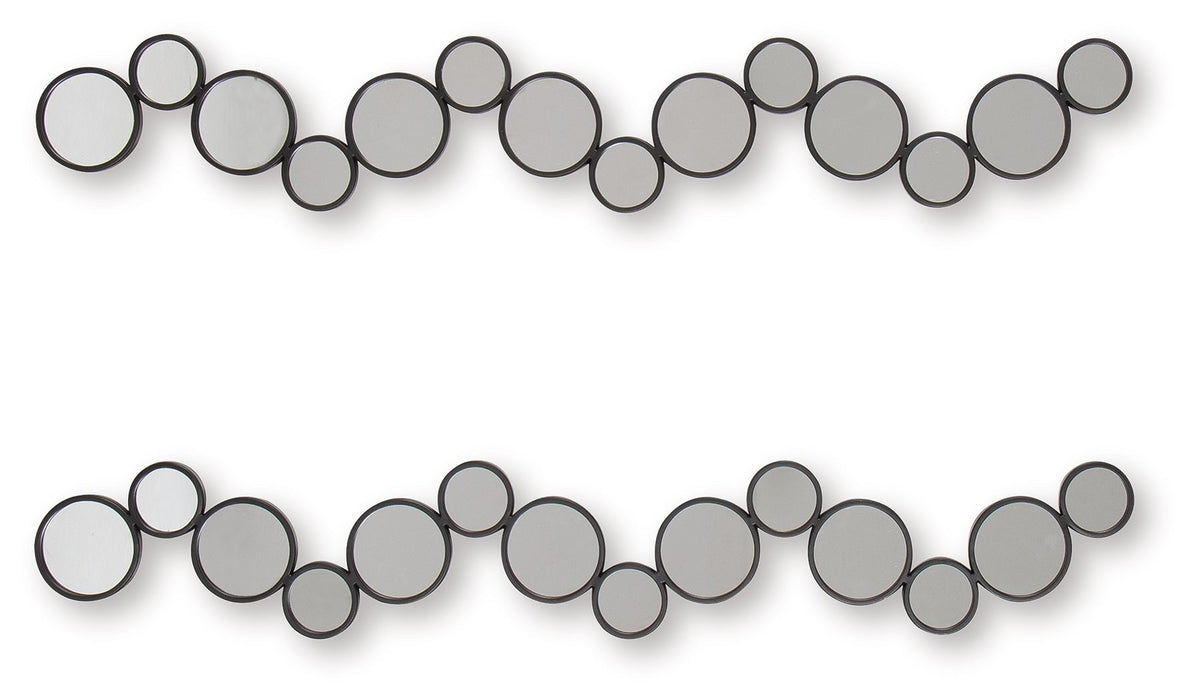 Vinler - Accent Mirror Set (Set of 2) - Black – Accent Mirrors by Signature Design by Ashley® at Furniture Wholesale Plus , Nashville furniture store