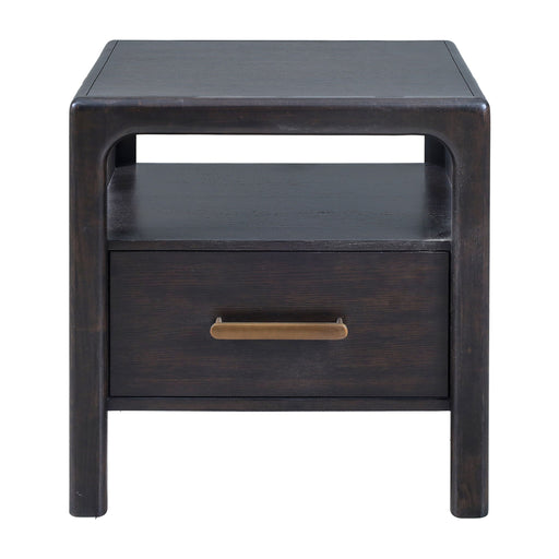Sigmund - Nightstand - Dark Brown – Accent Nightstands by Steve Silver Furniture at Furniture Wholesale Plus , Nashville furniture store