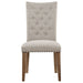 Riverdale - Side Chair - Oatmeal – Side Chairs by Steve Silver Furniture at Furniture Wholesale Plus , Nashville furniture store