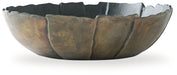 Aidman - Bowl - Black / Antique Gold Finish – Plates & Bowls by Signature Design by Ashley® at Furniture Wholesale Plus , Nashville furniture store