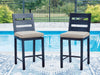 East Beach - Barstool (Set of 2) - Blue – Stool Sets by Signature Design by Ashley® at Furniture Wholesale Plus , Nashville furniture store