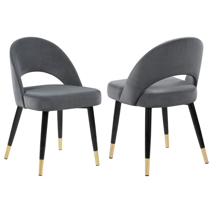 Lindsey - Upholstered Dining Side Chair (Set of 2) – Chair Sets by CoasterEssence at Furniture Wholesale Plus , Nashville furniture store