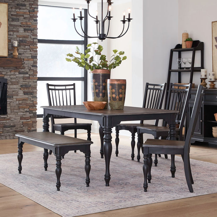Magnolia Manor - Leg Table Set – 5 Piece Dining Room Sets by Liberty Furniture at Furniture Wholesale Plus , Nashville furniture store