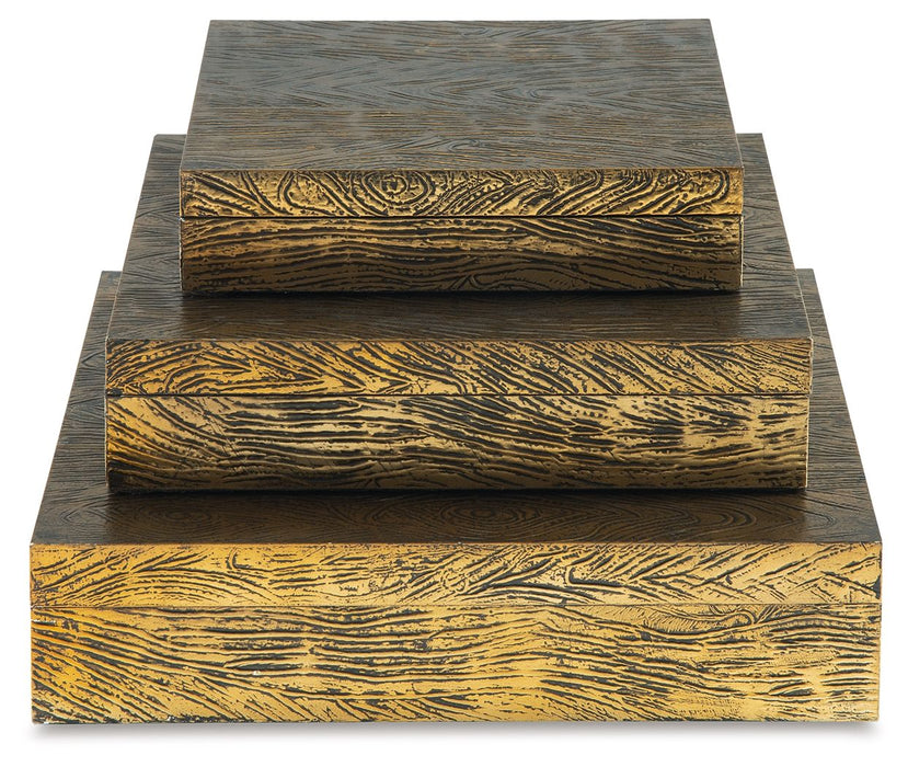 Keldy - Box Set – Baskets & Boxes by Signature Design by Ashley® at Furniture Wholesale Plus , Nashville furniture store