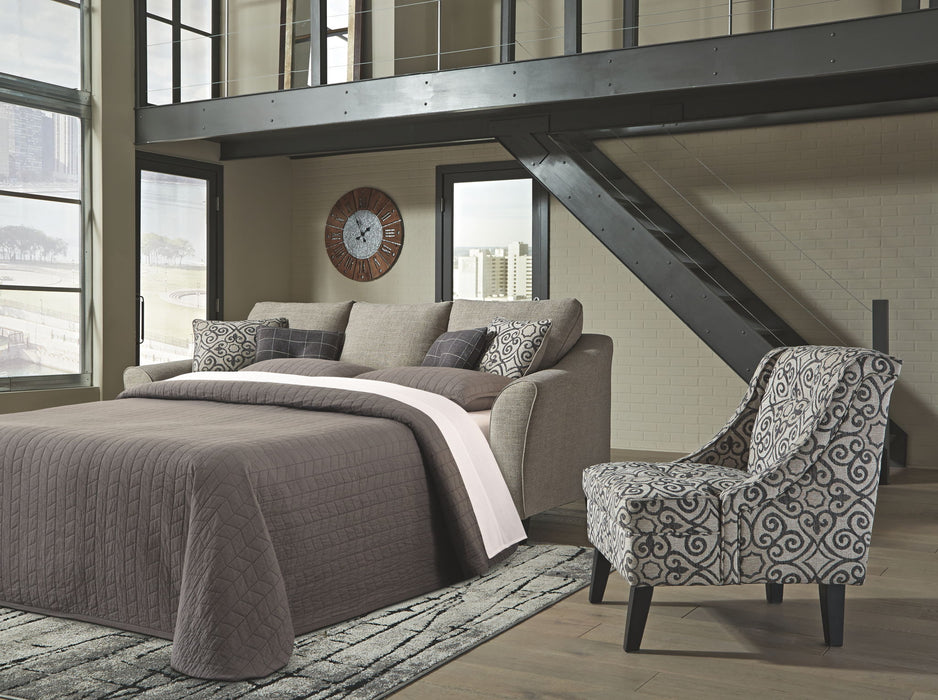 Kestrel - Queen Sofa Chaise Sleeper - Driftwood – Sleeper Sofas by Ashley® at Furniture Wholesale Plus , Nashville furniture store