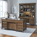Carolina Park - Bunching Bookcase (Set of 2) - Amber Brown – 2 Piece Home Office Sets by Liberty Furniture at Furniture Wholesale Plus , Nashville furniture store