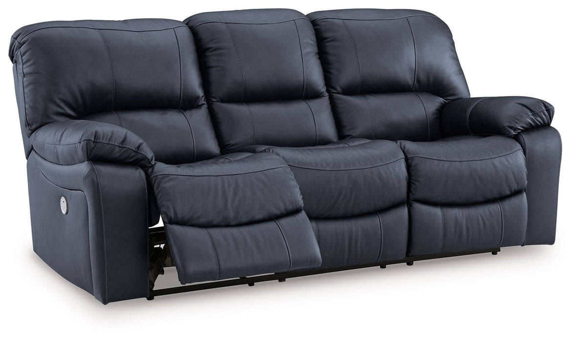 Leesworth - 3 Pc. - Power Reclining Sofa, Power Reclining Loveseat, Power Rocker Recliner - Ocean – 3 Piece Living Room Sets by Signature Design by Ashley® at Furniture Wholesale Plus , Nashville furniture store