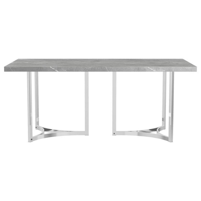 Sterling - Rectangular Dining Table - Gray – Dining Tables by Coaster Fine Furniture at Furniture Wholesale Plus , Nashville furniture store