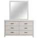 Brantford - 6-Drawer Dresser With Mirror – Dresser & Mirror by CoasterEveryday at Furniture Wholesale Plus , Nashville furniture store