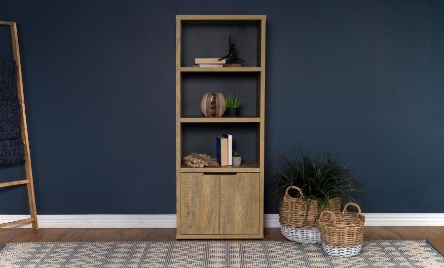 Tabby - 3-Shelf Engineered Wood Media Tower - Mango – Piers by Coaster Fine Furniture at Furniture Wholesale Plus , Nashville furniture store