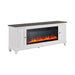Fireplace TV Consoles - 417 80" Console With Fire FTS - White – Fireplace TV Stands by Liberty Furniture at Furniture Wholesale Plus , Nashville furniture store