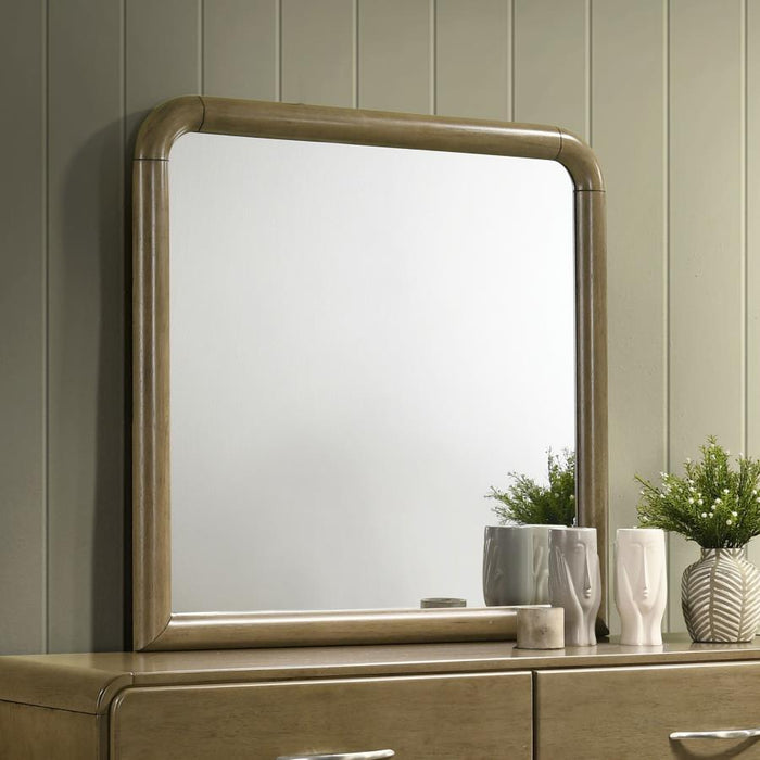 Amsbury - Dresser Mirror - Nutmeg – Mirrors by Coaster Fine Furniture at Furniture Wholesale Plus , Nashville furniture store