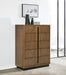 Terrace - 5-Drawer Chest Of Drawers - Ash Brown – Accent Chests by Coaster Fine Furniture at Furniture Wholesale Plus , Nashville furniture store