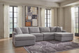 Modmax - Sectional - Granite – Stationary Sectionals by Signature Design by Ashley® at Furniture Wholesale Plus , Nashville furniture store