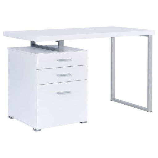 Brennan - 3-Drawer Office Computer Desk - Premium Computer Desks from CoasterEveryday - Just $279! Shop now at Furniture Wholesale Plus  We are the best furniture store in Nashville, Hendersonville, Goodlettsville, Madison, Antioch, Mount Juliet, Lebanon, Gallatin, Springfield, Murfreesboro, Franklin, Brentwood